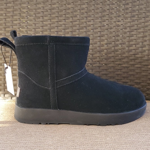 classic short leather waterproof boot